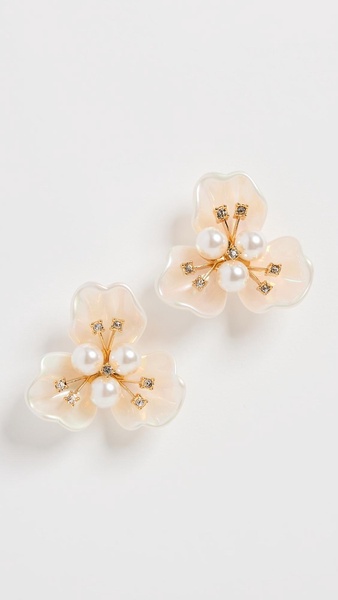 Blossom Button Earrings