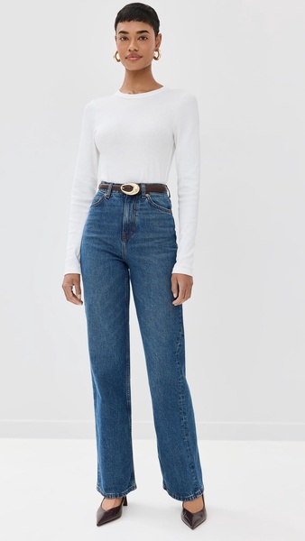 Wilder Stretch High Rise Wide Leg Jeans