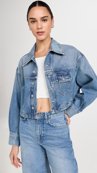 Chantry Crop Boxy Regenerative Cotton Jacket