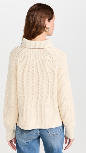 Nora Turtleneck Sweater in Cashmere Cotton