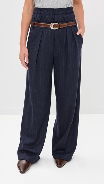 Newton Stripe Double Waist Boxer Trousers