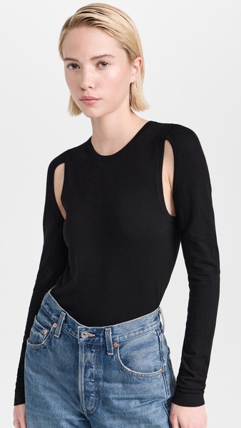 Cutout Crew Top