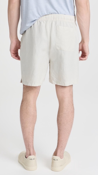 Air Linen Pull-On Shorts 6"