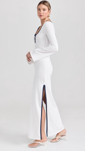 Karla Bell Sleeve Colorblock Maxi Dress