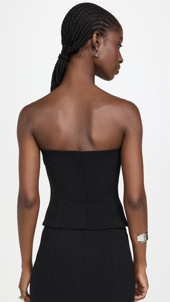 Strapless Zip-Back Top