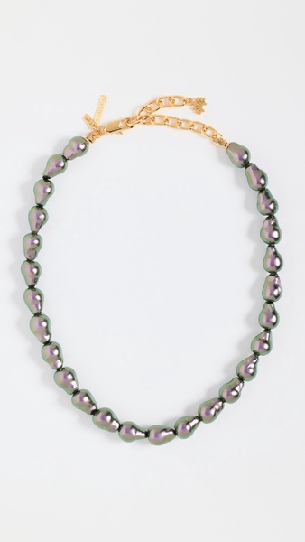 Baroque Pearl Collar Necklace