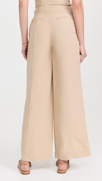 Air Linen Palazzo Pants