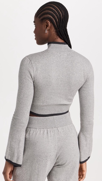 Ski Bell Sleeve Sweater Crop