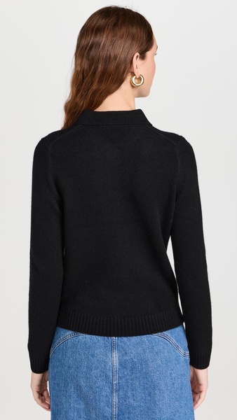 Cashmere Alice Polo Sweater