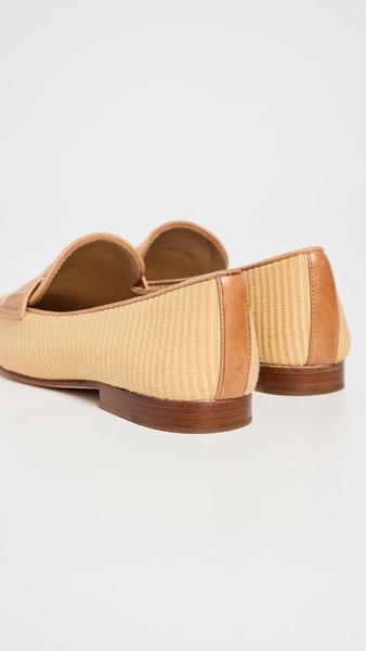 Penny Raffia Loafers