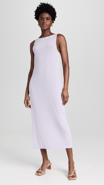 Vaquita Rib Knit Sleeveless Maxi Dress