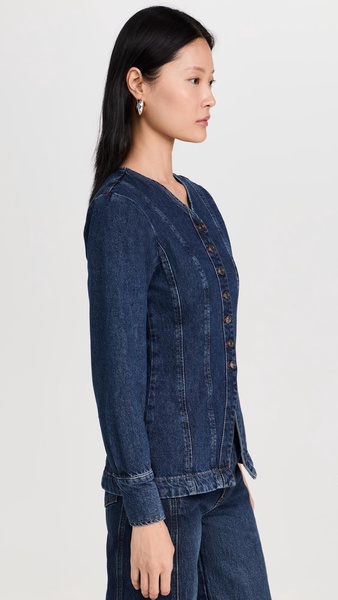 Audrey Denim Top