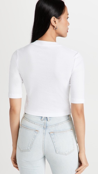 Cropped Sleeve T-Shirt