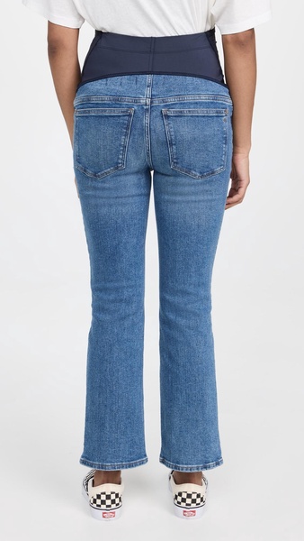 Maternity Over-the-Belly Kick Out Jeans