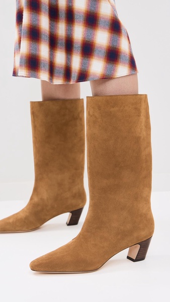 Cleo Kicked Heel Calf Boots