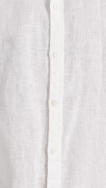 Mandarin Collar Linen Shirt