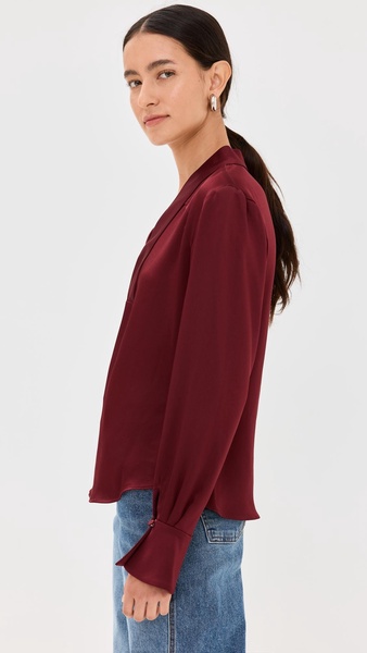 Maisey Long Sleeve V Neck Blouse