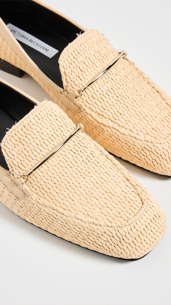 Raffia Loafers