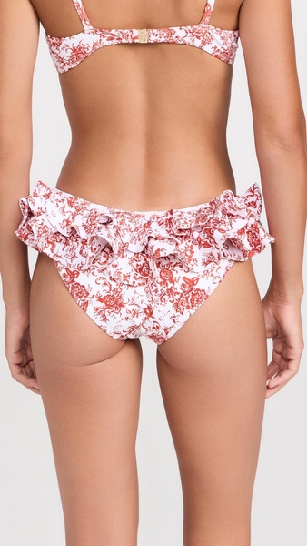 Lotus Ruffle Trimmed Bikini Bottoms