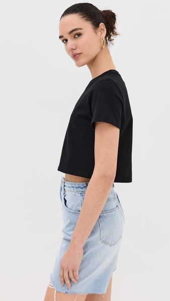 Cropped Classic Crew Tee