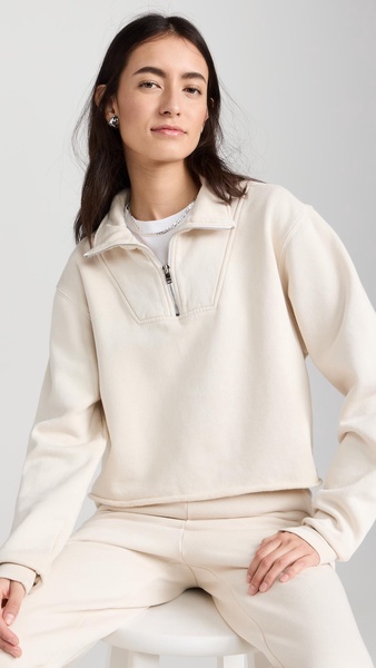 Haley Crop Half Zip Pullover