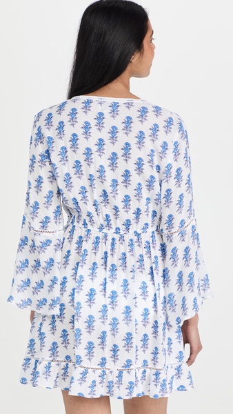 Mini Border Print Kimono