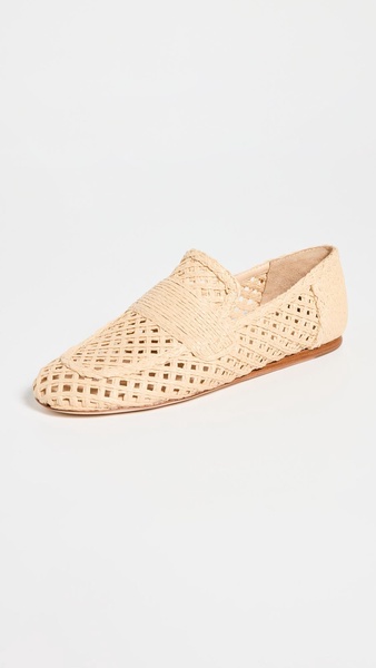 Davis Raffia Flats