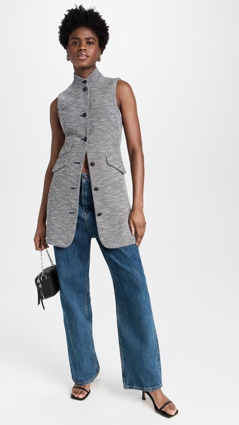 Slade Italian Tweed Vest Dress