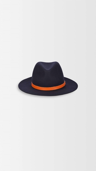 women's finley fedora in navy