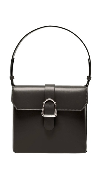 mini cavalla satchel bag in noir