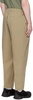 Beige Tapered Trousers