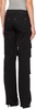 Black Cinch Strap Cargo Pants