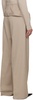 Beige Tailored Trousers