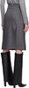 Gray Helmi Midi Skirt