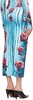 Blue & Red Flower Body Morphing Maxi Skirt