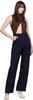 Navy Reconstruct High Waist Jeans