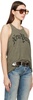 Khaki 'New York' Tank Top