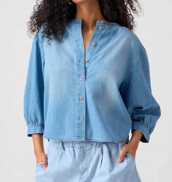 the femme shirt in bit of blue