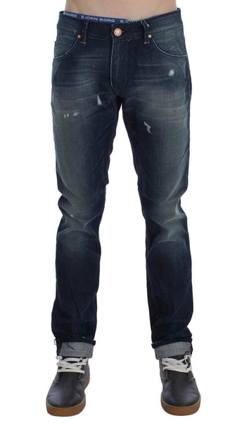 ACHT  Wash Cotton Denim Slim Fit Jeans