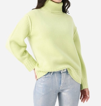 leylani turtleneck sweater in luminary