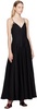 Black Metal Drops Maxi Dress