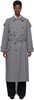 Gray Avio Trench Coat