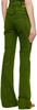 Green Joan Double Waist Jeans