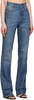 Blue Straight Leg Jeans