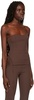 Brown Rib Camisole