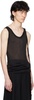 Black Seva Tank Top