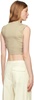 Taupe Corset Tank Top