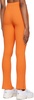 Orange Rib Leggings