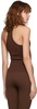 Brown Ribbed Tank Top