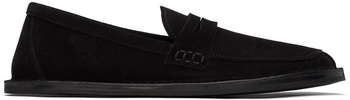 Black Cary Suede Loafers